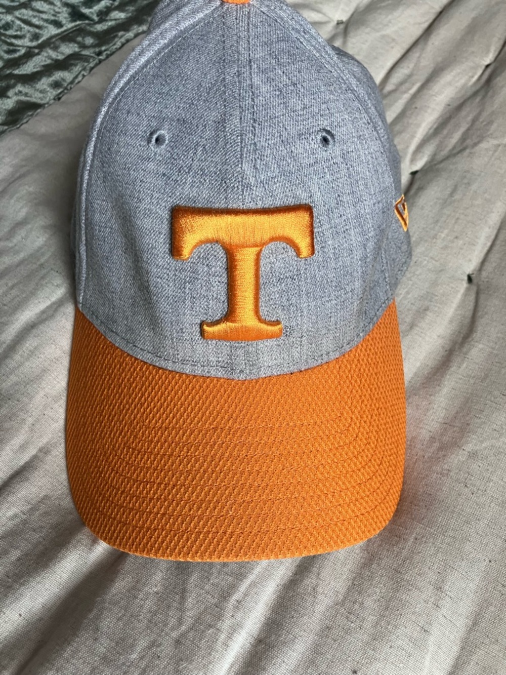 Tennessee Two-Tone Cap in Gray and Black with Subtle Logo